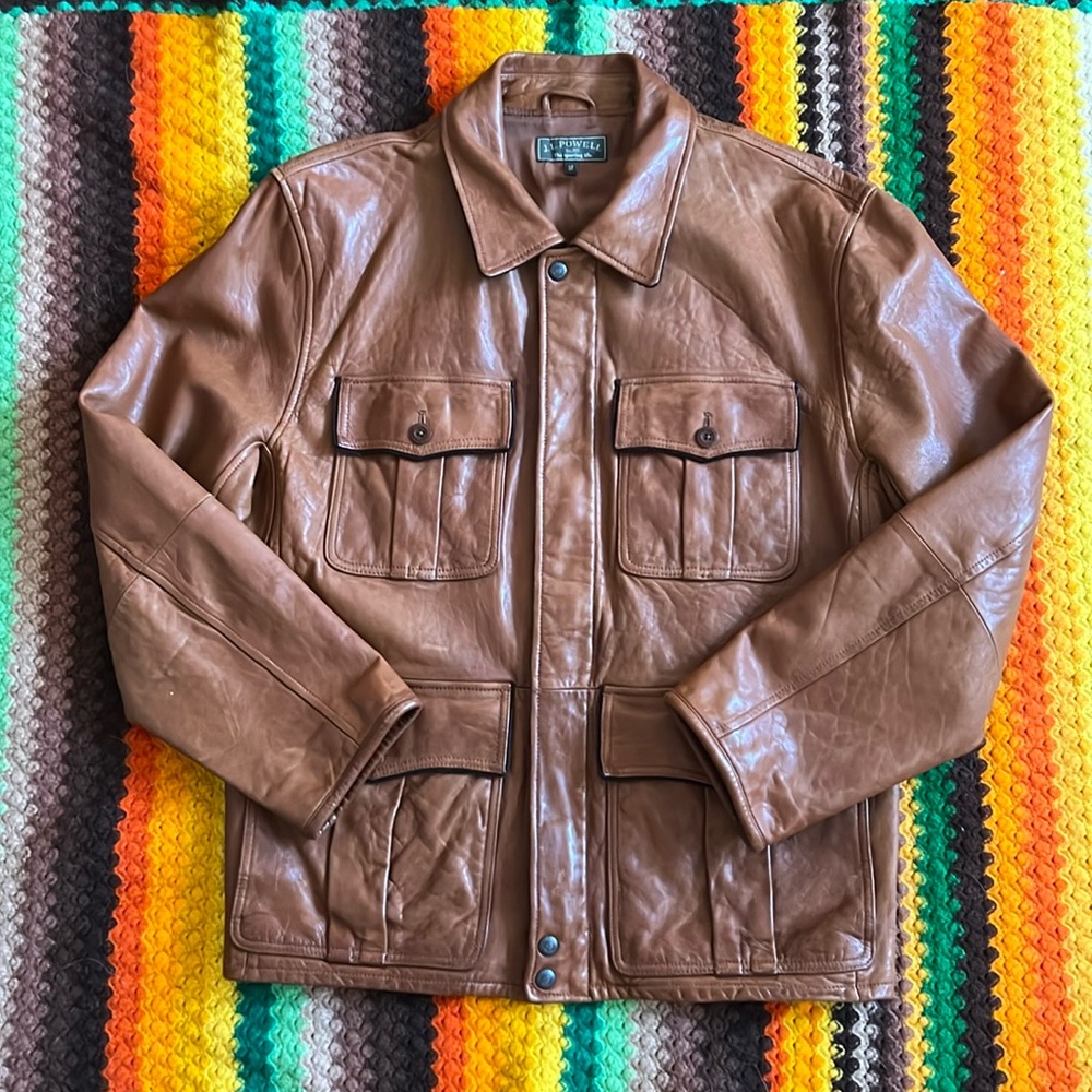 J.L. Powell Men’s Leather Jacket